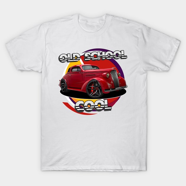 Old School Cool - 1937 Chevy T-Shirt by Wilcox PhotoArt